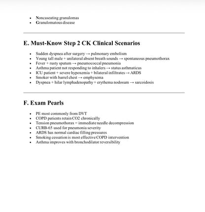 High-Yield Guide for USMLE Step 2 CK