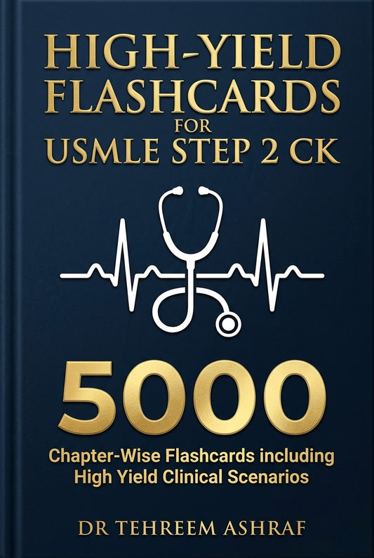 High-Yield Flashcards For USMLE Step 2 CK