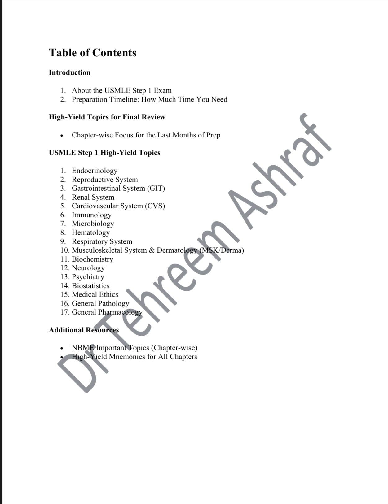 The Ultimate High-Yield Guide for USMLE Step 1
