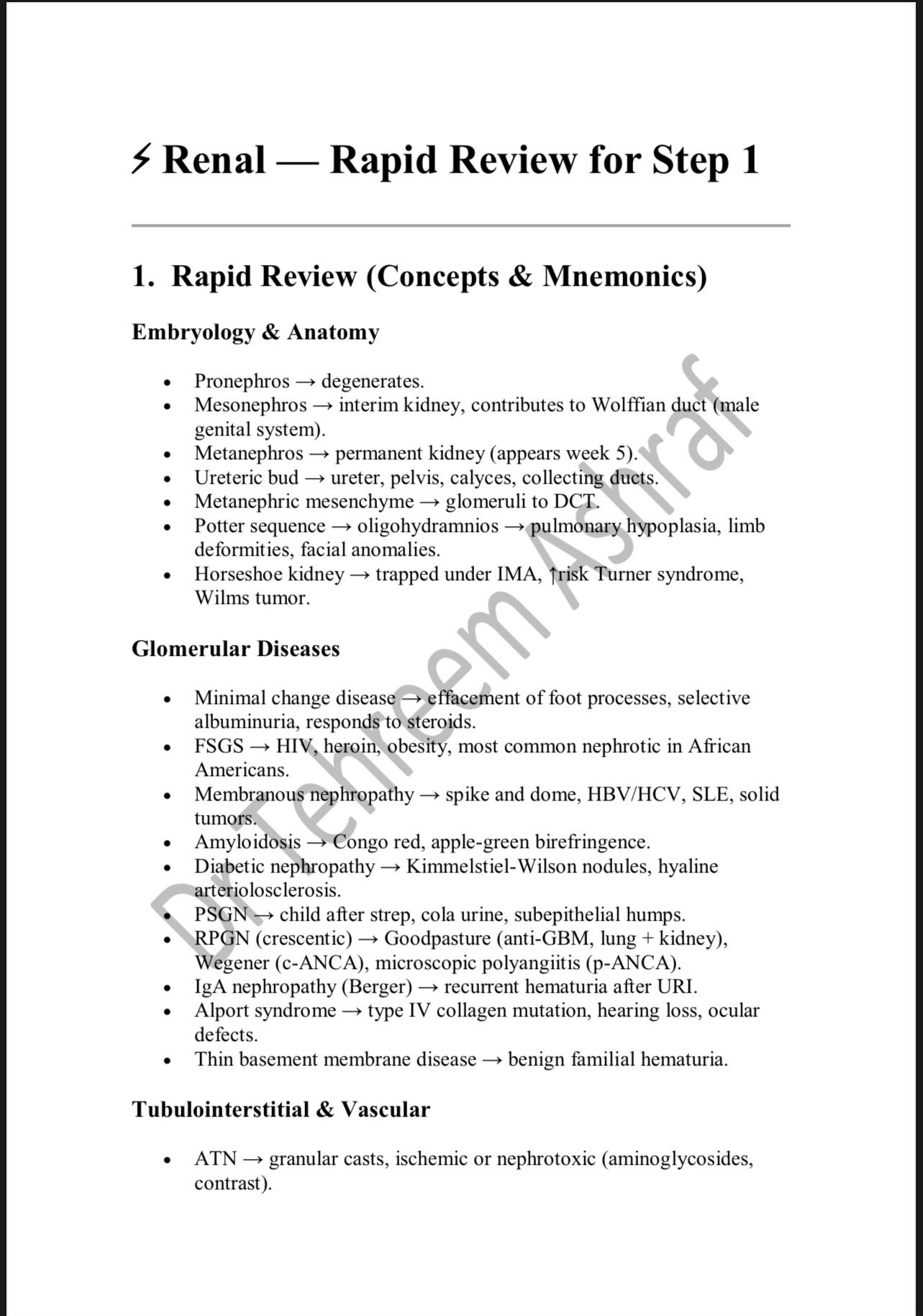The Ultimate High-Yield Rapid Review for USMLE Step 1