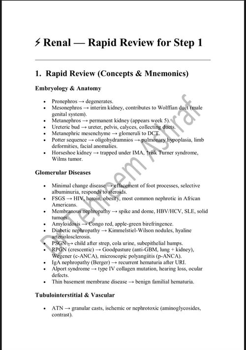 The Ultimate High-Yield Rapid Review for USMLE Step 1